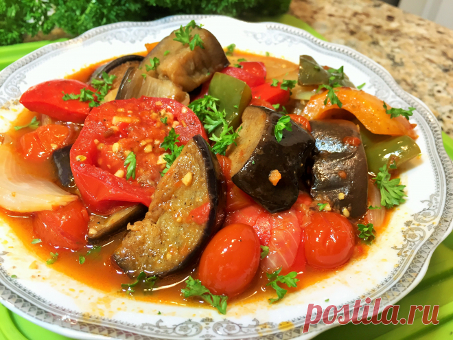 БАКЛАЖАНЫ . Самый простой и вкусный рецепт.(Eggplant ) рецепт с фото