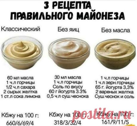 Непокупай майонез! Делай полезные соусы дома