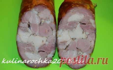 Рецепт свино-куриной рубленой колбасы в домашних условиях ⋆ Готовим вкусно, красиво и по-домашнему!