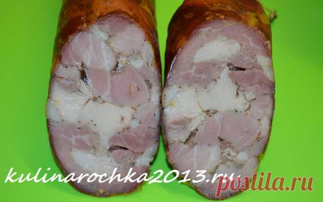 Рецепт свино-куриной рубленой колбасы в домашних условиях ⋆ Готовим вкусно, красиво и по-домашнему!