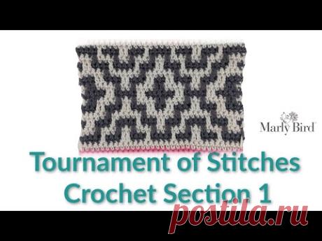 Tournament of Stitches Crochet Section 1 || Right Handed