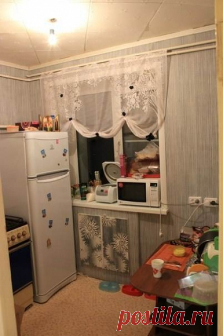 Муж сам отремонтировал эту кухню в 5 кв.м. пока жена гостила у тещи. После приезда, она просто была ошарашена от увиденного))) » Sam-Sdelay.RU – Сделай сам!
