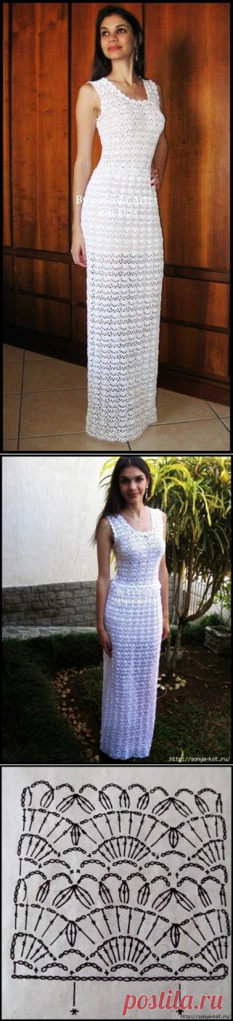 Белое платье