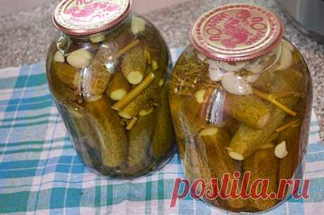 Вкусные консервированные огурчики, рецепт | ГОТОВИМ ВКУСНО И ПО-ДОМАШНЕМУ