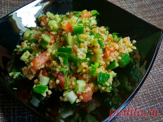 Табуле – вкусный, необычный салат из восточной кухни (без мяса и можно готовить из нашей пшёнки) - Ваши любимые рецепты - медиаплатформа МирТесен