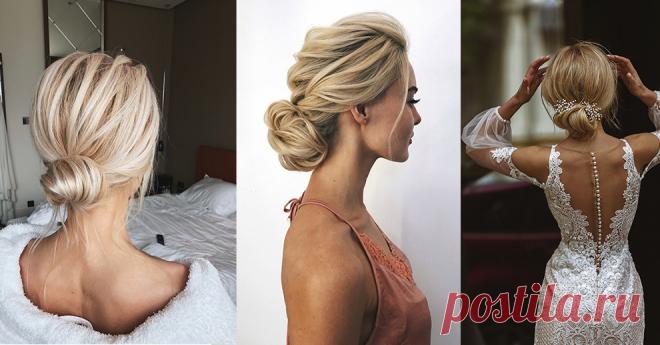 Прическа на свадьбу | Пучок невесты | Свадебная прическа Свадебная классика - это прическа пучок для невесты на свадьбу. Подробнее в статье от TOP15MOSCOW.