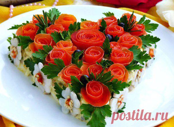 САЛАТ "РОЗОВЫЙ БЛЮЗ"