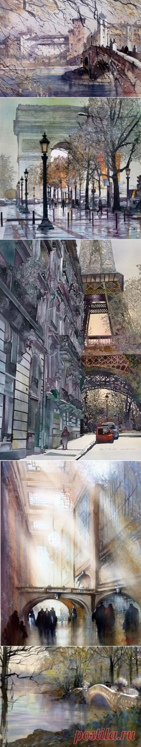 АКВАРЕЛЬНАЯ ЖИВОПИСЬ ОТ ТОМАСА ШАЛЛЕРА (THOMAS SCHALLER)