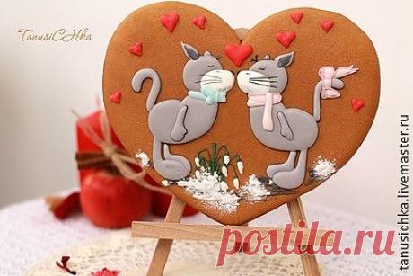 Мартовские коты - имбирные пряники,имбирный пряник,имбирное печенье,День Святого Валентина