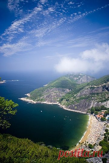 view from the sugar loaf mountain, Rio de Janeiro  |  Pinterest: инструмент для поиска и хранения интересных идей