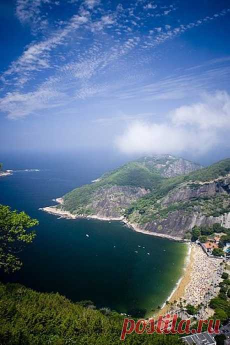 view from the sugar loaf mountain, Rio de Janeiro  |  Pinterest: инструмент для поиска и хранения интересных идей