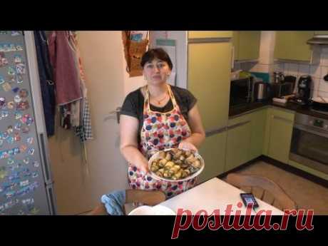 Рулетики из баклажана и кабачка