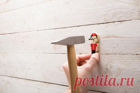 Прищепка для забивания гвоздей