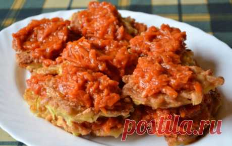 Луковые оладьи.