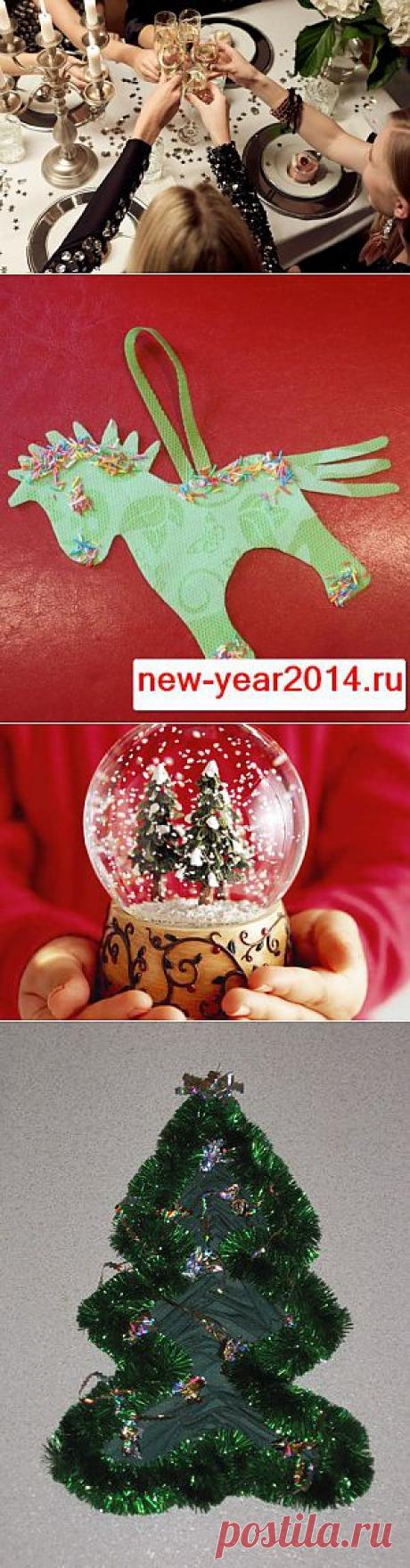 Новый год 2014 - год синей деревянной лошади