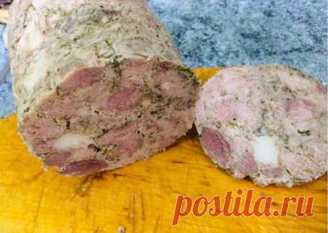 Домашняя ветчина - пошаговый рецепт с фото. Автор рецепта Вера Выжанова . - Cookpad