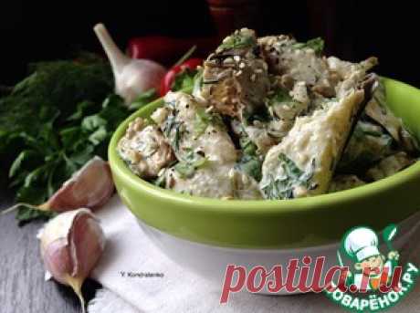 Закуска из баклажанов - кулинарный рецепт