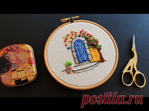 Greek Summer Design - Mini Hand Embroidery for Beginners