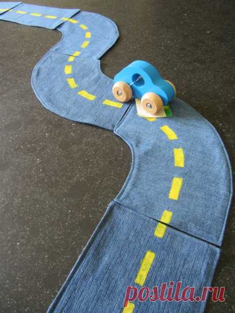 Mamarina: Ik recykleer; jeansrok plus hemd wordt kinderspeelgoed