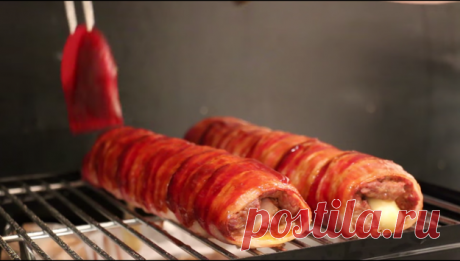 Эту безумную Бэкон суши это мечта каждого мясоеда в