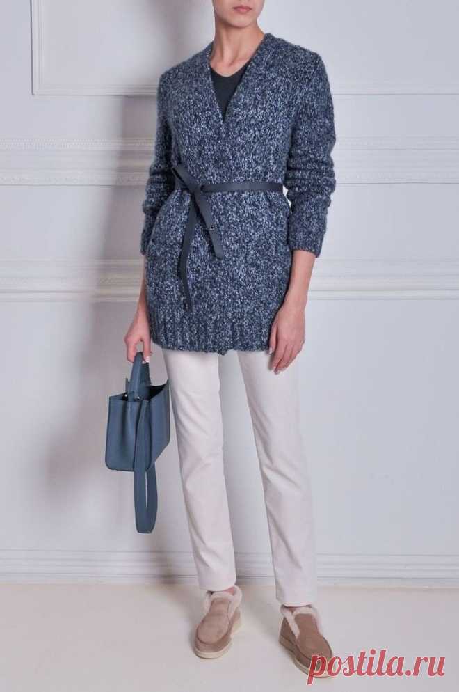 Чудесные вязаные кардиганы на осень 2023: стильно и просто | Только handmade | Дзен