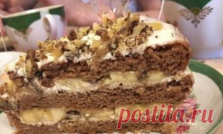 Торт "Сюрприз". Всё, кто пробовал торт очень удивлялись необычной и вкусной начинке. Личный рецепт