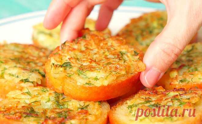 Луковые гренки