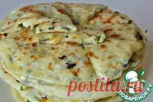 Чуду с творогом и зеленым луком - кулинарный рецепт