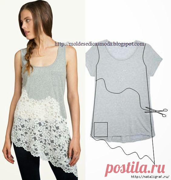 Футболки: переделать и носить