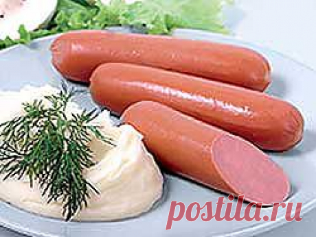 Сосиски в микроволновке