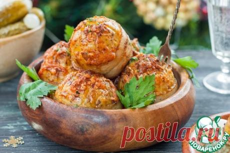 Картофель с сыром в беконе - кулинарный рецепт