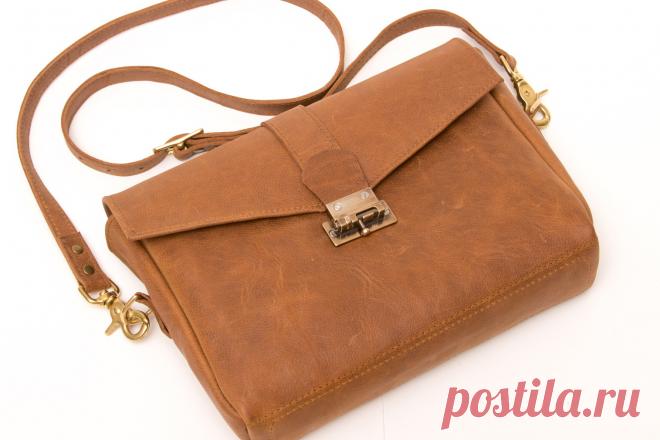 Кожаная сумка своими рукамиl