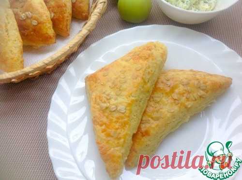 Сконы с сыром и луковым маслом - кулинарный рецепт