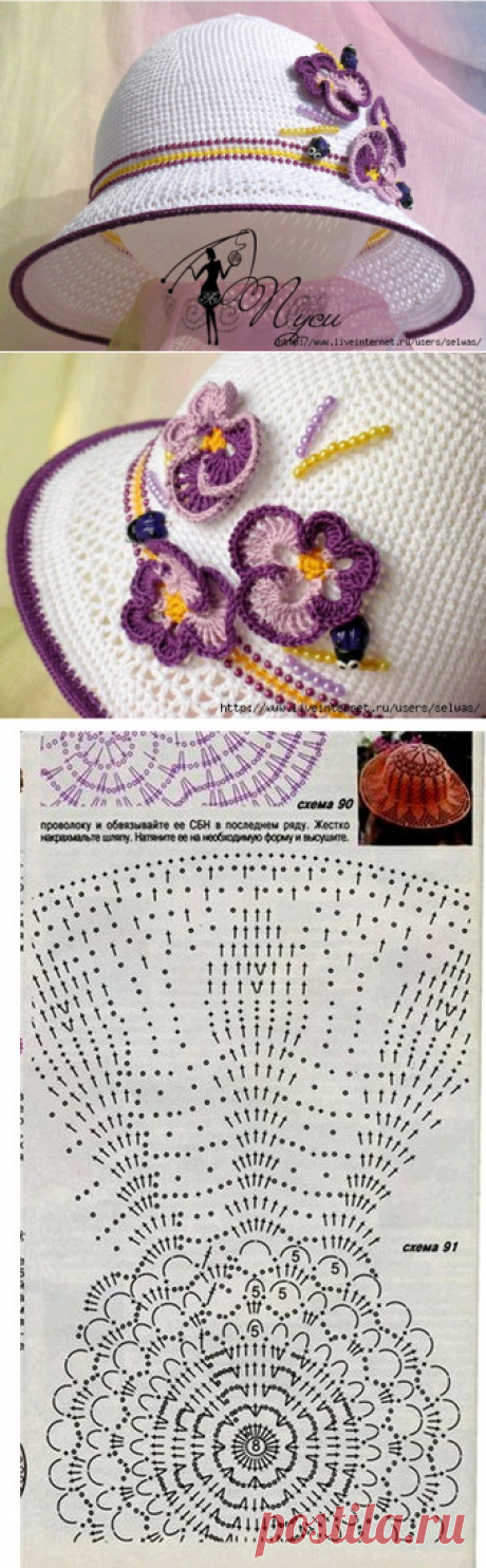 Шляпка детская от Пуси