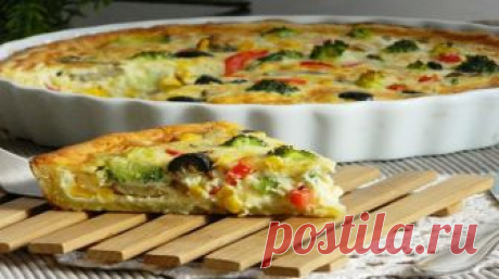 Этот пирог даже вкуснее пиццы! Попробуйте, оторваться невозможно!
