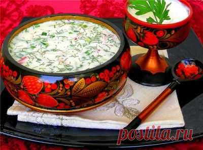 Окрошка на минералке : Первые блюда