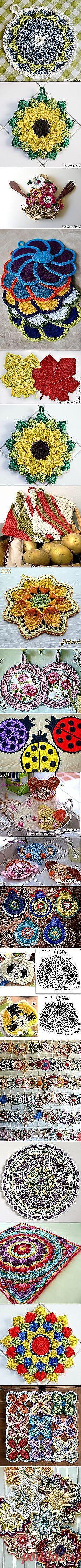 Поиск на Постиле: вязаные прихватки