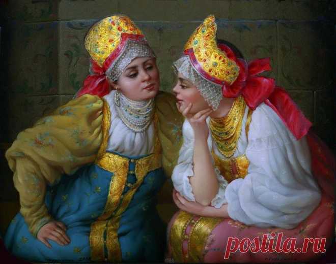 Женщины чувствуют как - то иначе.И откровенней,и глубже, и злее.Женщин отнють не пугают задачи,только одна:кто на свете милее?