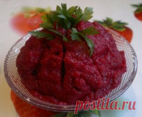Хоммус из свеклы (с нутом)