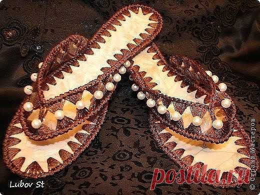 Тапочки из пластиковой бутылки,МК!