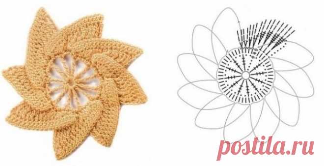 Подборка простых цветочных схем