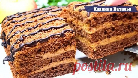 25 минут и Вкуснющий Торт готов, ВМЕСТЕ С ВЫПЕЧКОЙ!