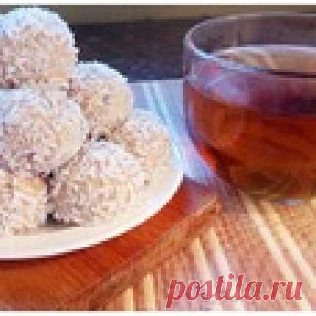 Творожно-банановые конфеты Кулинарный рецепт
