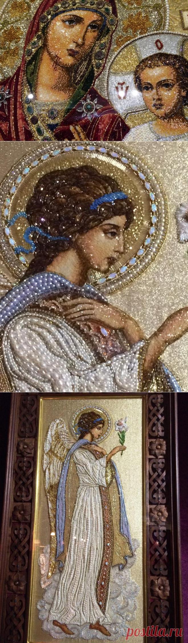 Изумительные вышитые работы мастерской "Прикосновение" - Ярмарка Мастеров - ручная работа, handmade