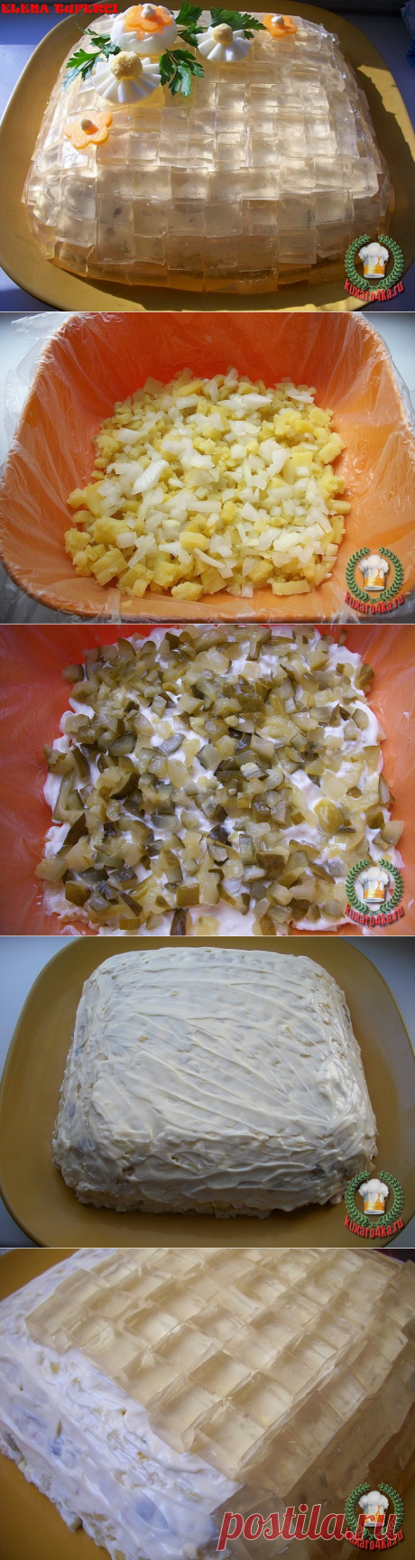Супер красивый и вкусный &quot;Хрустальный&quot; салат
