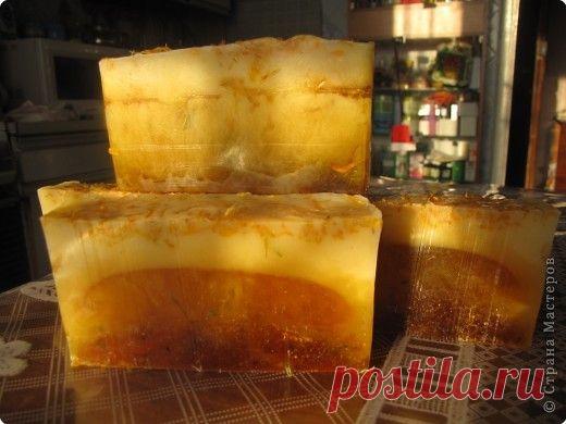 Медовое с календулой - Мыловарение