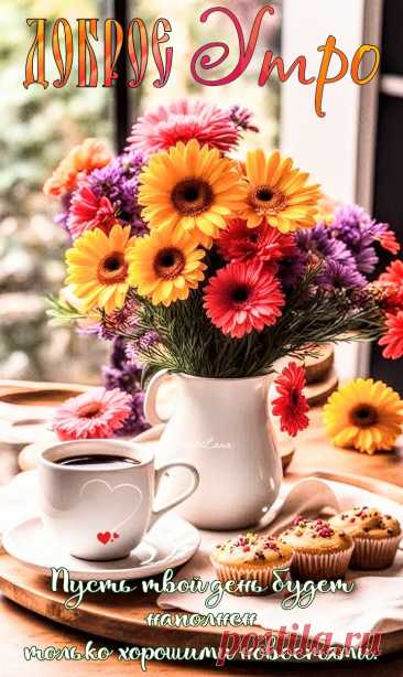 Доброе утро | Доброе утро - открытки, картинки, изображения и поздравления | Postila.ru
