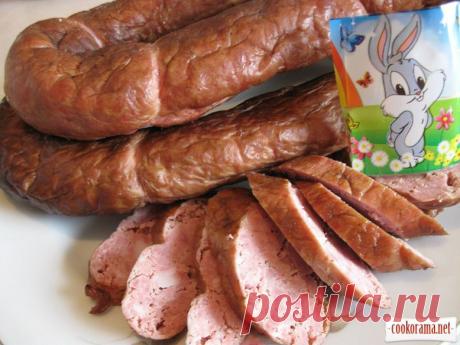 Колбаса домашняя копченая / Рецепты к Пасхе / Кукорама — вкусные рецепты!