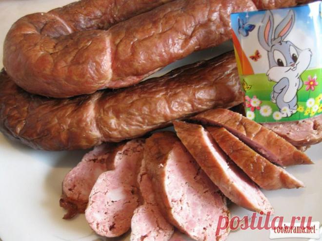 Колбаса домашняя копченая / Рецепты к Пасхе / Кукорама — вкусные рецепты!