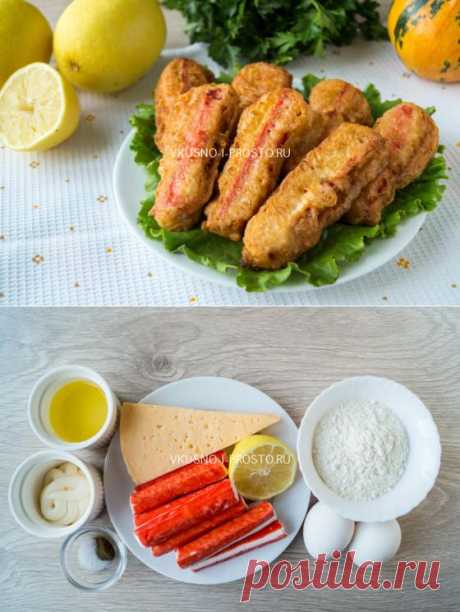 Крабовые палочки в кляре